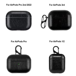 Leather PU Earphone Cover For AirPods Pro 3 2025 Case For AirPods Pro 2 2nd Pro2 Cases For AirPods 5 4 3 2 Funda Headphone Coque