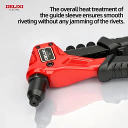 8''Heavy-Duty Hand Riveter,High-Lever Labor-Saving Design,Manual Tool for Fastening and Riveting Metal,Wood,Plastic