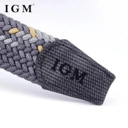 Men Belt Canvas Woven Belt Any-elastic Stretch Belt For Boys Young Versatile Pants Jeans Pin-buttoned Fashion Belt