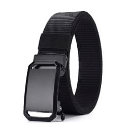 New Men's High-quality Automatic Buckle Canvas Belt Simple Casual Jeans Belt Fashion Men's Design Fashion Belt
