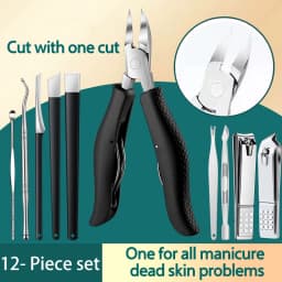 Home Trimming Tool Nail Clipper Set, Portable Men's High-End Trimming Knife, Dead Skin Scissors, Diagonal Trimming Tool