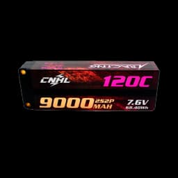 CNHL 2S 3S 4S Lihv Battery 7.6V 11.4V 15.2V 8200mAh 9000mAh 120C HV HardCase With EC5 Plug For RC Car Boat Airplane Truck Truggy