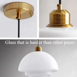 Vintage Glass Pendant Light White For Living Room Dining Room Restaurant Coffee Shop Bar Study Room Indoor Decorative Chandelier