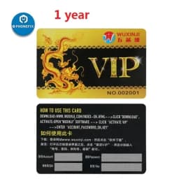 JC JCID 1 Year VIP Card Schematic Diagram Bitmap Drawing Intelligent Online Dongle Schematic For iPhone Android ipad Repair