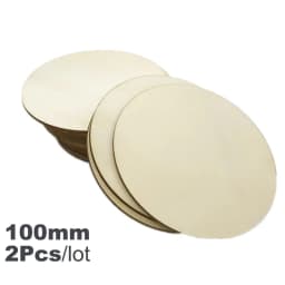 2-100Pcs Natural Pine Round Unfinished Wood Slices 1cm-10cm DIY Crafts Wooden Circle Discs for Christmas Painting Ornament Decor