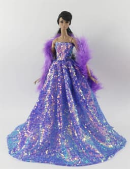 1 Set Doll Clothes 1:6 Scale Dress Outfit for 11.5 Inch 30cm Doll Many Style for Choice Gifts for Girls Doll Accessories #7