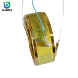 Single Dual Microphone Large Golden Diaphragm DC48V 34MM Microphone Capsule With 3 wires DIY Element Replacementwire Cardioid