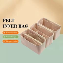 Felt Purse Organizer Handbag Tote Shaper, Insert Liner Shaper Bag In Bags
