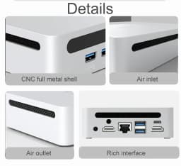 SZBOX MINI PC Windows 11 Pro Ryzen 7 5800H/5825U/4800H/Ryzen 3 7330U MINI PC DDR4 M.2 SSD WIFI6 BT5.2 Desktop MINI PC