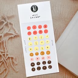 BONITO Mini Coffee Light Meal Space Cartoon Stickers Scrapbooking Diy Journal Diary Cute Stationery School Sticker Gift