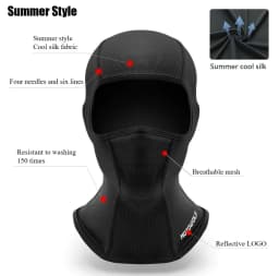 Summer Breathable Cycling Cap Anti-UV Balaclava Men Full Face Mask Bicycle Motorcycle Running Cooling Sport Gear