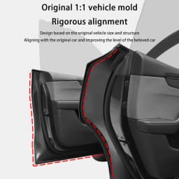 For Tesla Model Y Juniper 2025+ Door Sealing Soundproof Rubber Sealing Strip Sunroof Sealing To Reduce Wind Noise Soundproof Kit