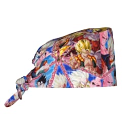 Custom DBZ Goku Japan Comic Cleaning Working Cap Cool Men Women Saiyan Scrub Cap Surgicals Hat Nurse Scrubs Hat For Dentist