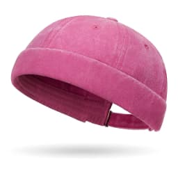 Fashion Denim Docker Cap Brimless Hat Solid Skullcap Solid Color Sailor Cap Beanie Hats Men Women Bucket Cap Adjustable Dad Hat