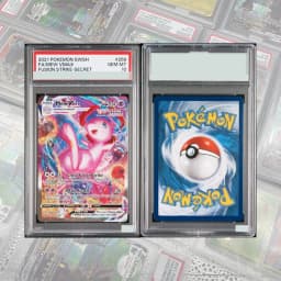 DIY Proxy PTCG Graded Collection Card Mew Vmax Secret Sword&shield Fusion Strike 269/264 English GEM MT10 Holographic Label Gift