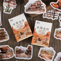 30Pcs Misty Forest Sticker Set Cute Stationery DIY Diary Decor for Scrapbooking & Journaling