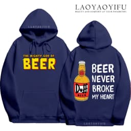 Duff Beer Hoodie Funny The Simpsons Duff Classic Beer Graphic New in Hoodies & Sweatshirts Pullover Sweatshirts Men Women Tops