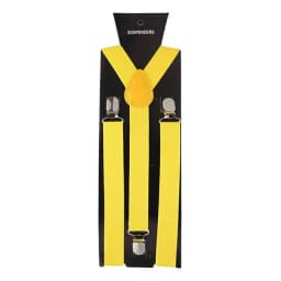 Solid Color Elastic Leather Suspenders Clip-on Buckle Men Straps Adjustable Elastic Y-Back Braces For Wedding Suit Accessories