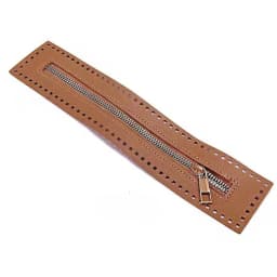 27cm Long Solid Leather Zipper for Handbag Crochet Bag Hardware Practical Sewing Accessory Purse Accessories Diy Bag