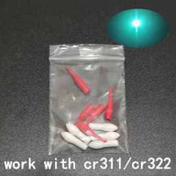 5pcs/lot Led Light Stick Luminous Fishing Float Accessory Night Fishing No Battery cr311 cr322 cr425 cr435 Battery J486