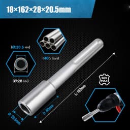 SDS Max Shank Ground Rod Driver Earth Stake Grounding Rod Hardened Steel for SDS Max Hammer Drill Power Tool