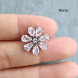 5pc Luxury Crystal Buttons Rhinestone Cubic Zirconia Button for Clothes Decorative CZ Sewing Cashmere Knit Cardigan