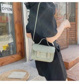 DIY Cambridge Bag Making Material Set PU Leather Handmade Satchel Backpack Handbag Shoulder Bags Crossbody Sewing Accessories