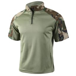 Camo Tactical Shirt Short Sleeve Quick Dry Combat T-Shirt Men's Camouflage Military Army T Shirt Outdoor Hunting Hiking Shirts