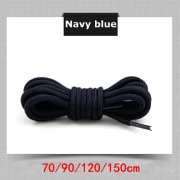 Round Shoe Laces Classic High Quality Black Shoelaces Outdoor Casual Sneakers Mountaineering Polyester Shoe Lace