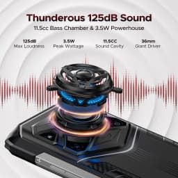 DOOGEE Blade20 Play 5G Rugged Phone 32GB RAM + 256GB ROM 6.6'' Display 10300mAh Battery 125dB Speaker 50MP Gemini AI Smartphone