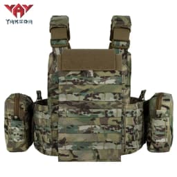 YAKEDA Quick disassembly training vest, detachable and expandable, comfortable, breathable, wear-resistant and tear resistant
