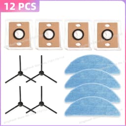Fit For ( iLife V9 / V9 Pro / G9 / G9 Pro / A12 Pro ) Vacuum Parts Filter Side Brush Mop Cloth Dust Bag Replacement Accessories