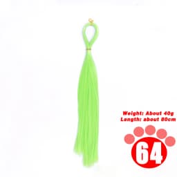 80CM 1/3 1/4 1/6 SD Doll Hair Accessories Salon Ob Heat Resistant Doll Wig Hair Hand Woven Modified DIY Hair Grafting Hair