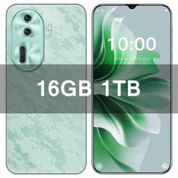 2025 New Reno11 Pro 6.8HD Original Smart Dual Card 6800mAh Battery Facial Recognition Function Global Edition