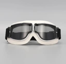 Motorcycle Glasses Windproof Motorcycle Helmet Glasses Sunglasses Retro Universal Folding Leather Retro Motorcycle Accessories