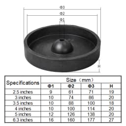Rubber Sprue Base For Steel Vacuum Flask Jewelry Casting Machine Accessories Tools For Modeling