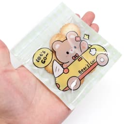 20pcs/lot 10X11cm Cute Ziplock Bag Multiolor Plastic Candy Snack Pouches Cartoon Pattern Reusable Jewelry Gifts Packaging Bags