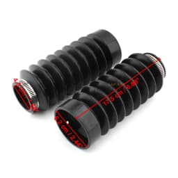 43MM Fork Dust Cover Front Gaiter Boot for BMW R nineT Pure Scrambler Urban G/S 2014-2023 Black Motorcycle Shock Absorber Rubber
