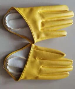 Men Women's Short Design PU Leather Half Palm Motorcycle Gloves Male Female Performance Dancing Gloves R982