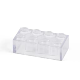 Transparent White Building Blocks Thick Figures Bricks Educational Creative Size Fit Other Brand Plastic DIY Toys Accessorie