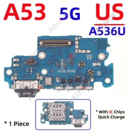 Dock USB Charger Board Connector Port Flex Cable For Samsung Galaxy A56 A55 A54 A53 A52S A52 A51 A50 A546B A556B A566B 4G 5G