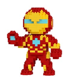 Hero Cartoon Micro Particle Building Blocks Children Assembly Toy Anime Action Figure Boy Girl Kid Gift Cute Toy Building Bricks