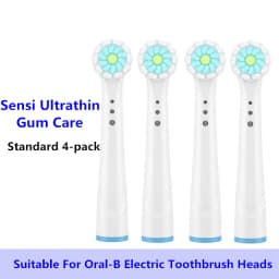 Brush Head Nozzles for Braun Oral B Replacement Toothbrush Head Sensitive Clean Sensi Ultrathin Gum Care Brush Head for Oralb