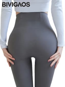BIVIGAOS Micro-Pressed Butt Lifter Leggings Women 5D Slim Spring Autumn High Waist Fitness Push Up Leggings Sport Shark Pants