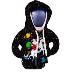 Creative Gear Shift Knob Cover Hoodie for Car Gear Shift Lever Protection Against Sweaty Hands for Merry Christmas New Year