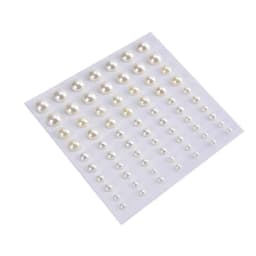 70pcs/ Sheet 3D Pearl Face Jewels Eyeshadow Stickers Self Adhesive Face Body Eyebrow Nail Stickers Decoration