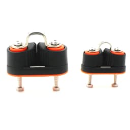 2 Row Ball Bearing Cam Cleat Pilates Equipment Pulley Rope Clamp Marine Boat Fast Entry Rope Wire Fairlead Sailing Sailboat