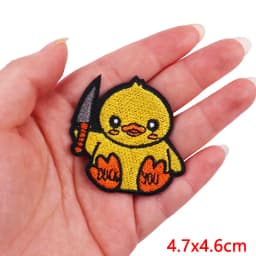 Animal Cat Possum Fox Patch Cartoon Embroidery Patch Iron On Patches For Clothing Thermoadhesive Patches On Clothes Sewing Badge