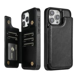 Wallet RFID Blocking Layer Protect Anti-Theft Magnetic Leather Case For iPhone 16e 16 Pro Max 15 Plus 14 13 12 11 SE2 XS XR 8 7
