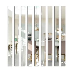 10/20pcs DIY Mirror Sticker Ceiling Waist Line Acrylic TV Background Wall Stickers for Room Art Home Decor Adesivo De Parede